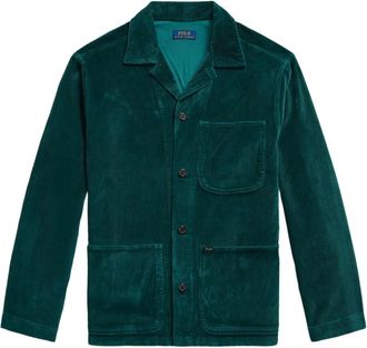 Polo Ralph Lauren Ribfluwelen shirtjack - Groen