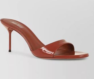 PARIS TEXAS lidia mule sandal patent calfskin 70