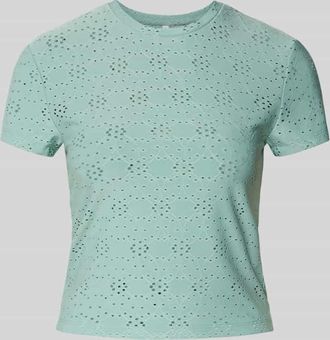 Only Relaxed Fit T-Shirt mit Ausbrenner-Effekt Model SMILLA in Schilf, Gr&ouml;&szlig;e XL