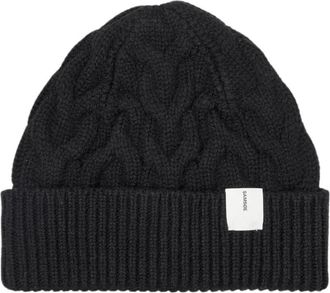 Sams&oslash;e & Sams&oslash;e Safloki Muts 11250 - unisex - Hoeden - Zwart - ONE Size - Wol - Accessoires