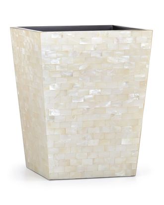 Labrazel White Agate Wastebasket