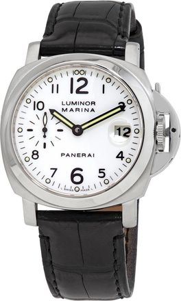 Officine Panerai Pre-owned Panerai Luminor Marina Automatic White Dial Mens Watch PAM00049
