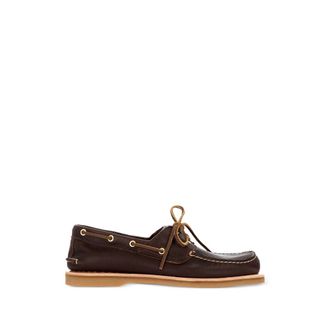 Timberland Leren Bootschoen met Veters - Heren - Bootschoenen - Bruin - 40 EU - Leer - Schoenen