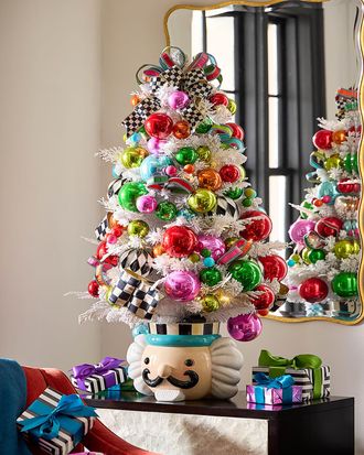 MacKenzie-Childs Confetti Christmas Potted Tree