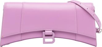 Balenciaga Pre-owned Womens Hourglass Chain Wallet - Purple Leather - One Size