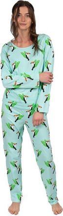 Leveret Womens Loose Fit Cotton Matching Family Pajamas, Animal & Nature Prints in Toucan Bird at Nordstrom, Size X-Small