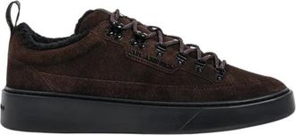 Karl Lagerfeld Flint Sneakers - Heren - Schoenen - Bruin - Maat: 46 EU Su&egrave;de