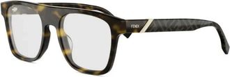 Fendi Brillen - Heren - Brillen - Bruin - 53 MM - Accessoires