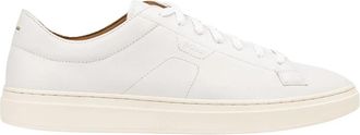HUGO BOSS Sneakers - Heren - Sneakers - Wit - 44 EU - Leer - Schoenen