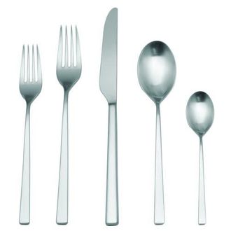Mepra Atena Flatware Set - 5 Pieces in Ice Silver at Nordstrom