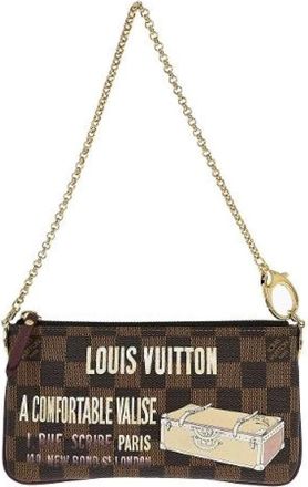 Louis Vuitton Pre-owned Clutches, female, Brown, Size: ONE SIZE Pre-owned Milla pochette