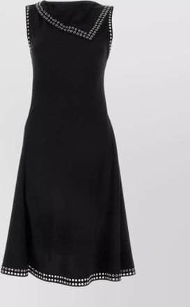 Burberry satin knee-length dress