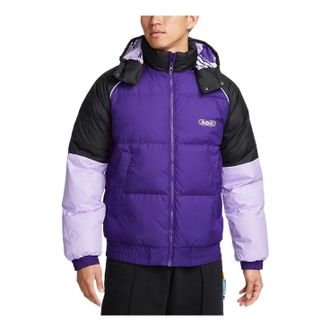 Nike LeBron color block puffer jacket Purple DQ6141-547