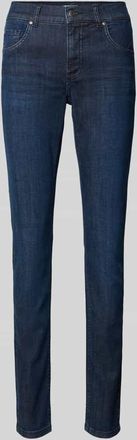 Angels Skinny Fit Jeans im 5-Pocket-Design in Dunkelblau, Größe 34/30