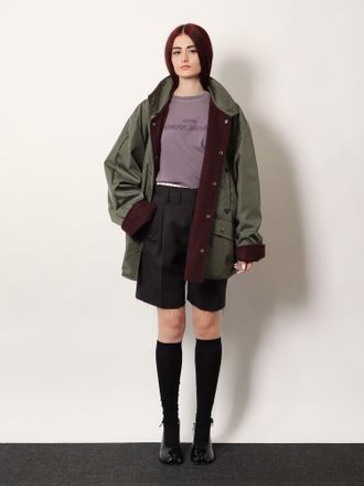 Maison Margiela Womens T-Shirt Cotton Purple T-Shirts & Jerseys