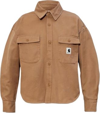 Carhartt Work in Progress Overhemd met zak - Bruin