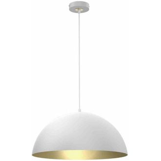 Milagro Lámpara colgante beta blanco/oro 1xE27 45cm
