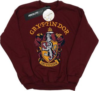 Harry Potter Dames/Dames Gryffindor Crest Sweatshirt (Bourgondi&euml;)