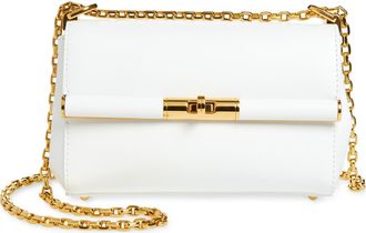 Dolce & Gabbana Marlene Chain Strap Shoulder Bag in Bianco Ottico at Nordstrom
