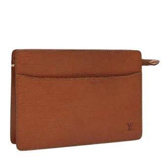 Louis Vuitton Pre-owned Cuoio clutches - - Pre-owned - Donna - Marrone - ONE SIZE