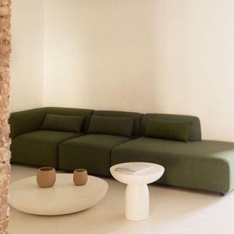 Sklum Sof&aacute; Modular Esquinero De 3 Piezas Con Div&aacute;n Derecho Fogler Sklum