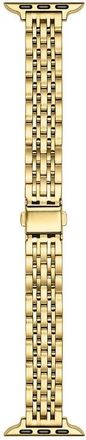 Posh Tech Rainey Skinny Stainless Steel Apple Watch Watchband in Gold at Nordstrom