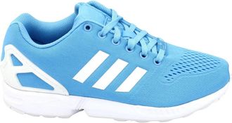 adidas Flux Synthetisch Textiel Veters Rubberen Zool - Heren - Hardloopschoenen - Blauw - 42 EU - Fitness