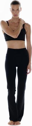 H&M Flared Yoga Leggings With Softmove in Black at Nordstrom, Size Xx-Small