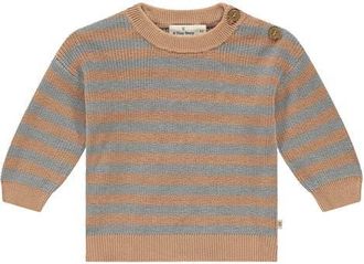 Babyface Knit Striped Sweater in Cookie at Nordstrom, Size 3M