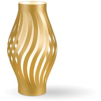 Linea Zero Linea Zero - Lampada Da Tavolo Moderna 1 Luce Helios In Polilux Oro H32 Made In Italy