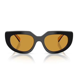 Prada Sunglasses Prd02 S 02 K50 P Black Topaz/Dark Honey Women
