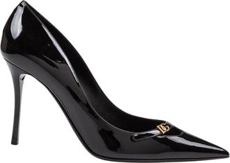 Dolce & Gabbana Schoenen, Dames, Zwart, 39 EU, Leer, Cardinale 90 Pumps