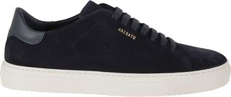 Axel Arigato Low-Top Blue Suede Sneakers with Embossed Branding