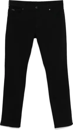 Emporio Armani skinny trousers - men - Elastomultiester/Elastane/Modal/Cotton - 30 - Black