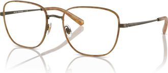 Brooks Brothers 54mm Square optical glasses in Gold at Nordstrom