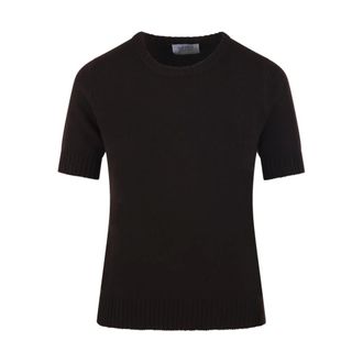 Be You Cashmere Knitwear, female, Brown, XS, Lady71 Jumper Round Neck