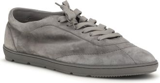 Brunello Cucinelli Mens Suede Sneakers Grey