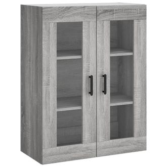 Berkfield Home Wall Mounted Cabinet Grey Sonoma 69.5x34x90 cm