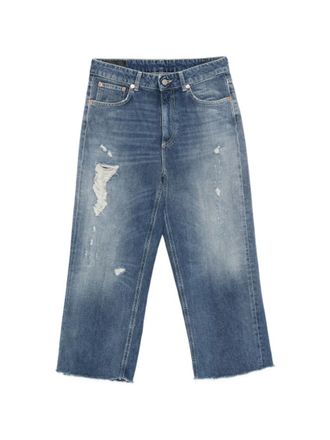 Dondup Blue Straight Jeans