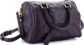 Louis Vuitton Speedy Bandouliere Bag Monogram Empreinte Leather 25 shoulder bag - Paars