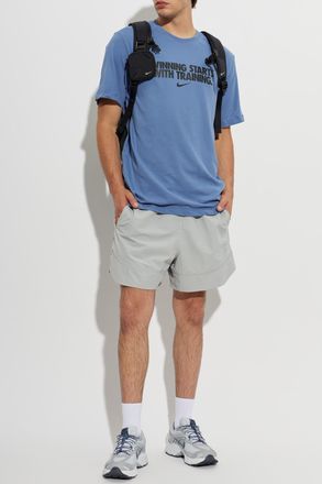 Nike T-shirt With Logo, Mens, Blue