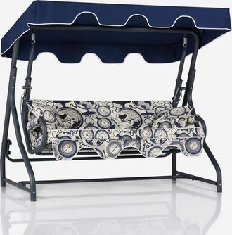 Emob Columpio De Jard&iacute;n Convertible Con Toldo Olea - Negro