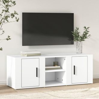vidaXL Vidaxl - tv Cabinet White 100x31.5x35 cm Engineered Wood