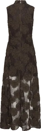 Rotate Womens Maxi Dress 3d Flower Mol&eacute; Lining: Viscose Evening Suits