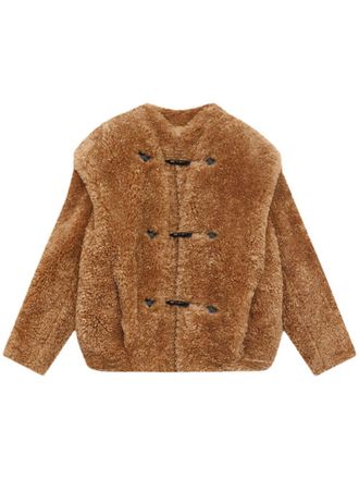 Isabel Marant Avalia brushed-finish jacket - Brown