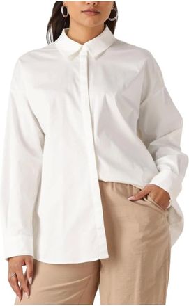 Modstr&ouml;m Overhemden, Dames, Wit, S, Witte Mallinmd Shirt Blouse