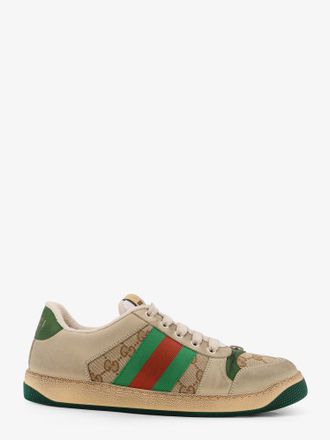 Gucci Sneakers low-top Screener GG in pelle vintage - GUCCI - gender_Man