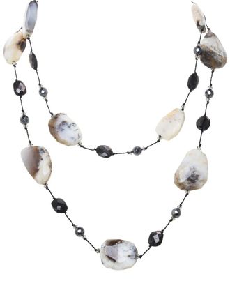 Margo Morrison Silver Gemstone Necklace