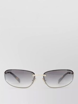 Miu Miu metal frame sunglasses gradient lenses design