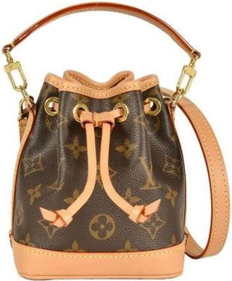 Louis Vuitton Tweedehands Canvas Louis Vuitton tassen - Dames - Vintage Tas - Bruin - ONE Size - Vintage